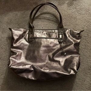 Stella & Dot Shimmering Metallic Tote
